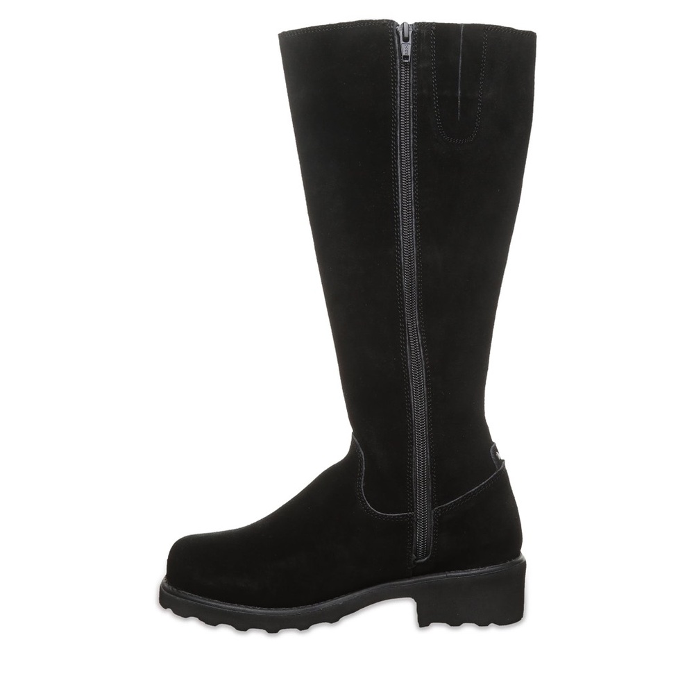 BearPaw Black Over-the-Knee Suede Boots - Picture 3 of 8